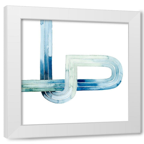 Sea Knots I White Modern Wood Framed Art Print by Popp, Grace