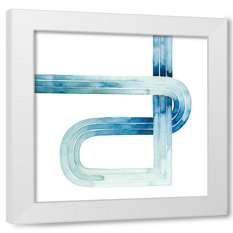 Sea Knots III White Modern Wood Framed Art Print by Popp, Grace