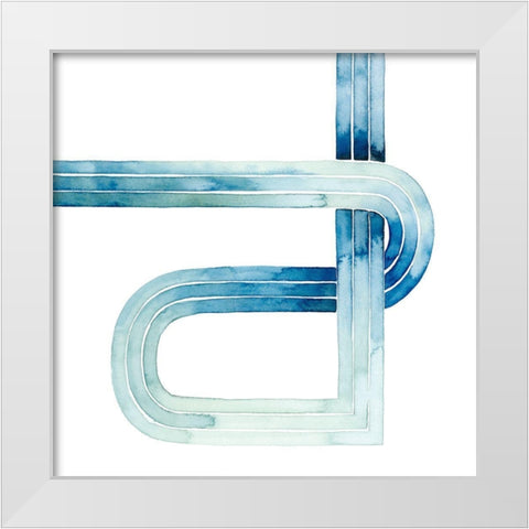 Sea Knots III White Modern Wood Framed Art Print by Popp, Grace