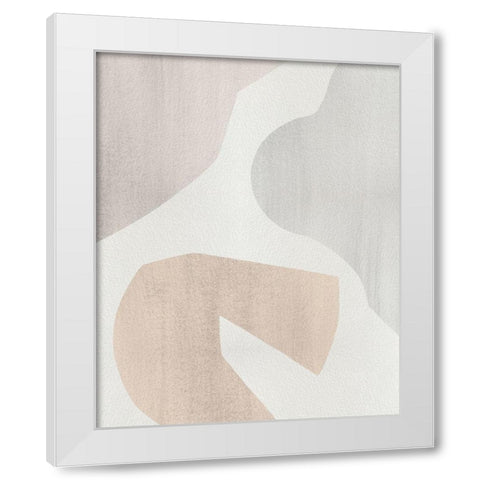 Shaping Soft I White Modern Wood Framed Art Print by Popp, Grace