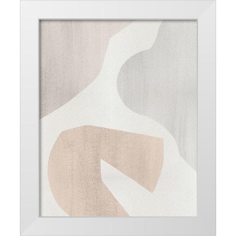 Shaping Soft I White Modern Wood Framed Art Print by Popp, Grace