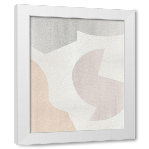 Shaping Soft II White Modern Wood Framed Art Print by Popp, Grace