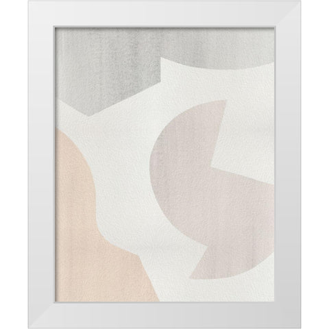 Shaping Soft II White Modern Wood Framed Art Print by Popp, Grace