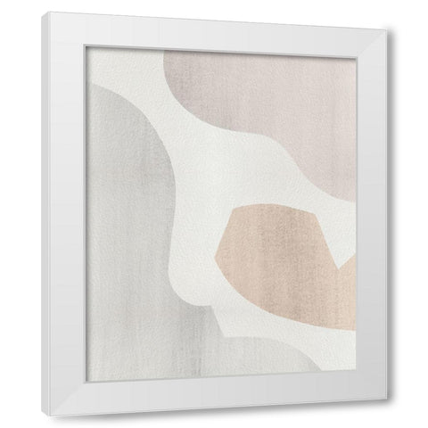 Shaping Soft III White Modern Wood Framed Art Print by Popp, Grace