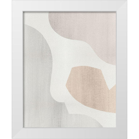 Shaping Soft III White Modern Wood Framed Art Print by Popp, Grace