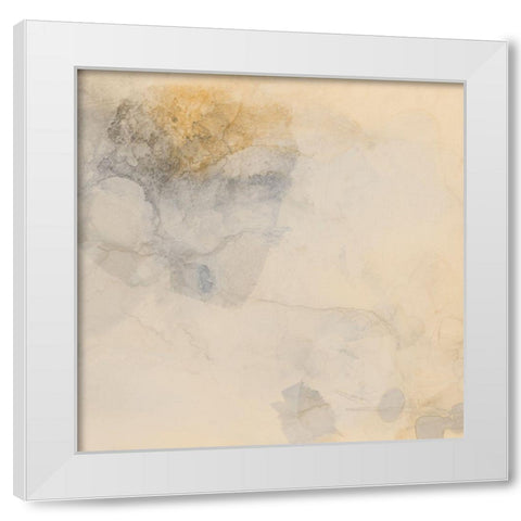 Worn Away I White Modern Wood Framed Art Print by Barnes, Victoria