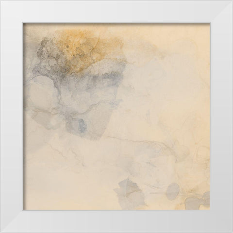 Worn Away I White Modern Wood Framed Art Print by Barnes, Victoria