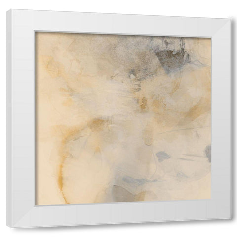 Worn Away II White Modern Wood Framed Art Print by Barnes, Victoria