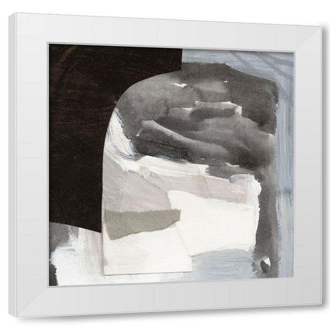 Monochrome Remnants I White Modern Wood Framed Art Print by Barnes, Victoria