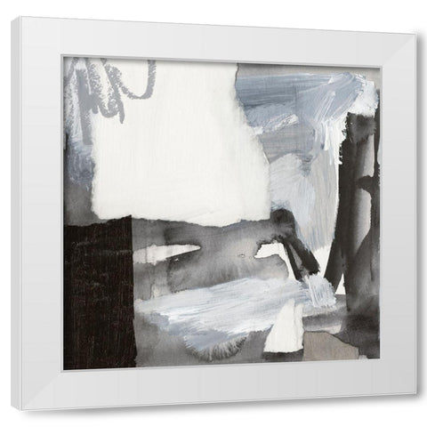 Monochrome Remnants IV White Modern Wood Framed Art Print by Barnes, Victoria