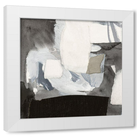 Monochrome Remnants VI White Modern Wood Framed Art Print by Barnes, Victoria