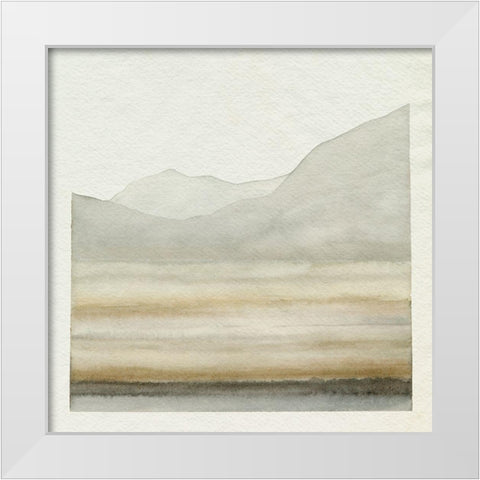 Desert Film II White Modern Wood Framed Art Print by Caroline, Emma