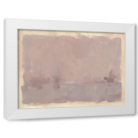 Foggy Inland IV White Modern Wood Framed Art Print by Green, Jacob