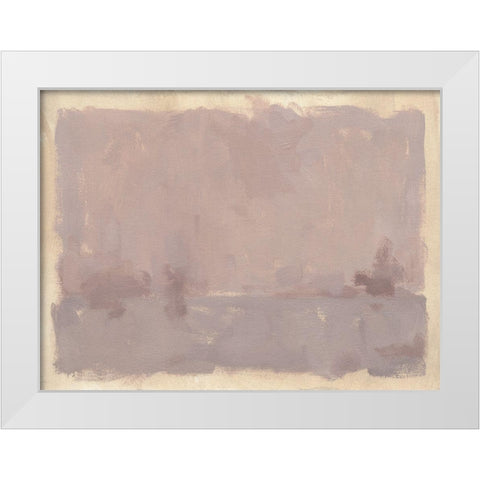 Foggy Inland IV White Modern Wood Framed Art Print by Green, Jacob