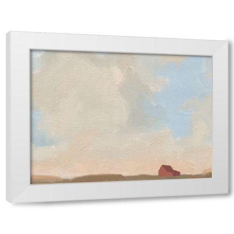 Late Summer Sky IV White Modern Wood Framed Art Print by Green, Jacob