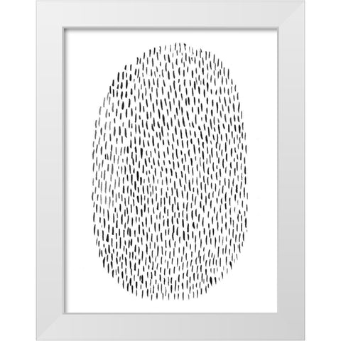 Unpretentious I White Modern Wood Framed Art Print by Moore, Regina