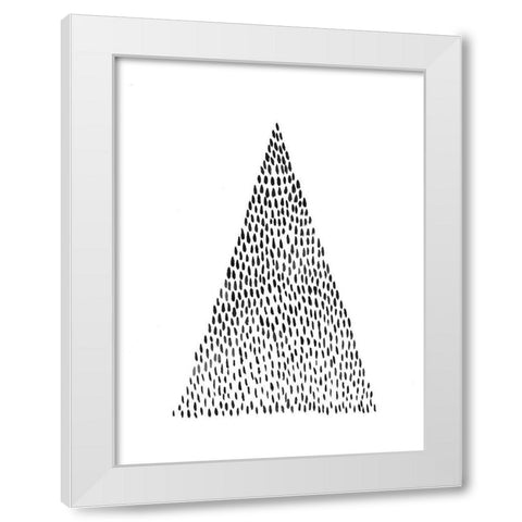 Unpretentious II White Modern Wood Framed Art Print by Moore, Regina