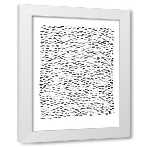 Unpretentious III White Modern Wood Framed Art Print by Moore, Regina