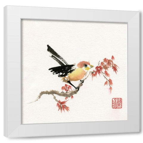 Waiting for You White Modern Wood Framed Art Print by Rae, Nan