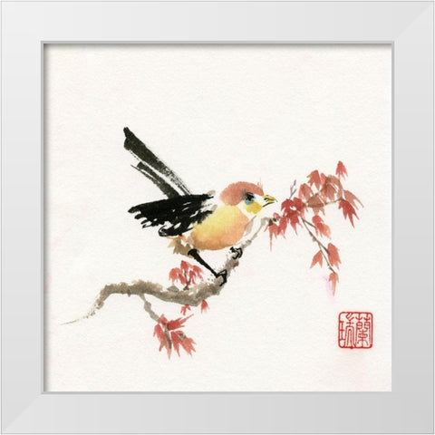 Waiting for You White Modern Wood Framed Art Print by Rae, Nan