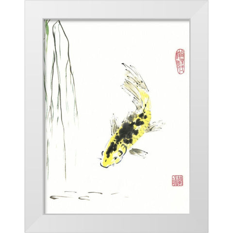Determined White Modern Wood Framed Art Print by Rae, Nan