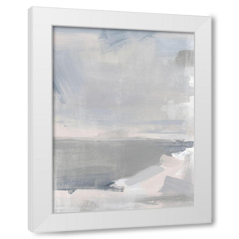 Neutral Lake Bed I White Modern Wood Framed Art Print by Parker, Jennifer Paxton