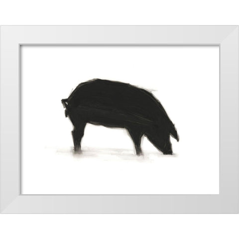 European Farm Collection VII White Modern Wood Framed Art Print by Harper, Ethan