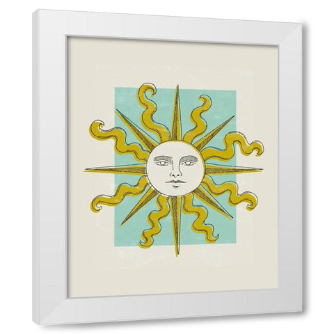 Sacred Symbols II White Modern Wood Framed Art Print by Popp, Grace