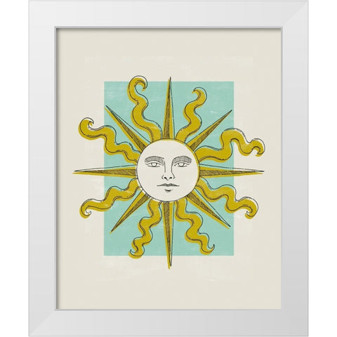 Sacred Symbols II White Modern Wood Framed Art Print by Popp, Grace