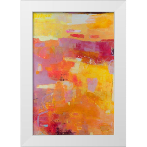Viv II White Modern Wood Framed Art Print by Jachimiec, Sue