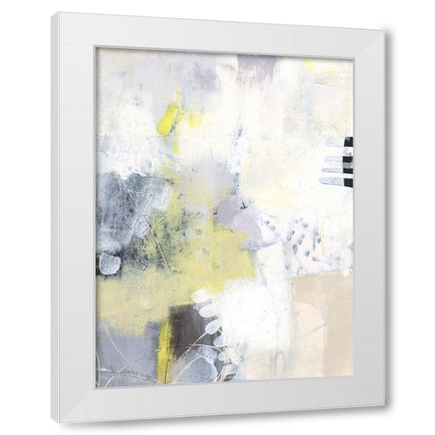 Aiven II White Modern Wood Framed Art Print by Jachimiec, Sue