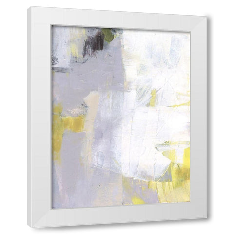 Aiven III White Modern Wood Framed Art Print by Jachimiec, Sue