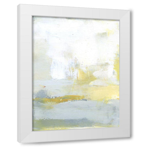 Leen III White Modern Wood Framed Art Print by Jachimiec, Sue