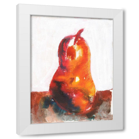 Optimistic II White Modern Wood Framed Art Print by Combs, Joyce