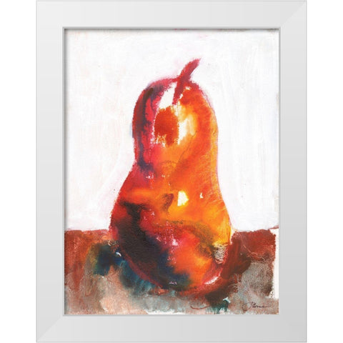 Optimistic II White Modern Wood Framed Art Print by Combs, Joyce