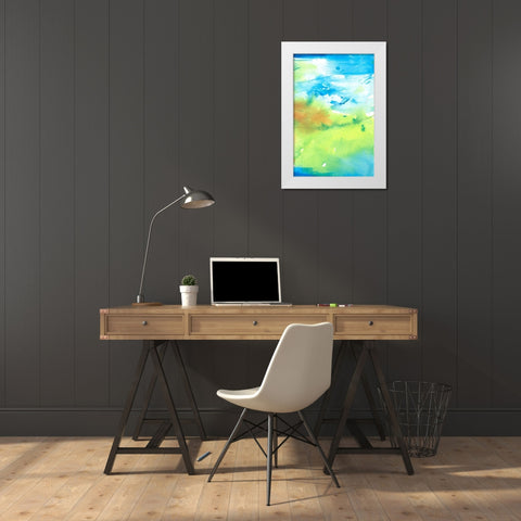 Southern Bliss II White Modern Wood Framed Art Print by Combs, Joyce