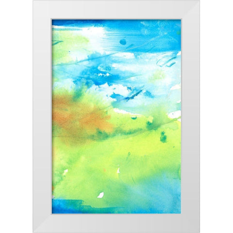 Southern Bliss II White Modern Wood Framed Art Print by Combs, Joyce