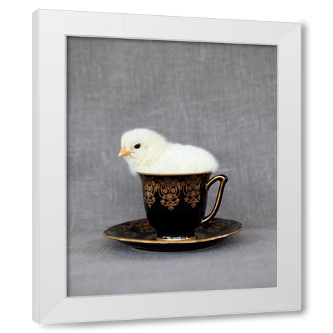 Crema White Modern Wood Framed Art Print by Soderman, Tania