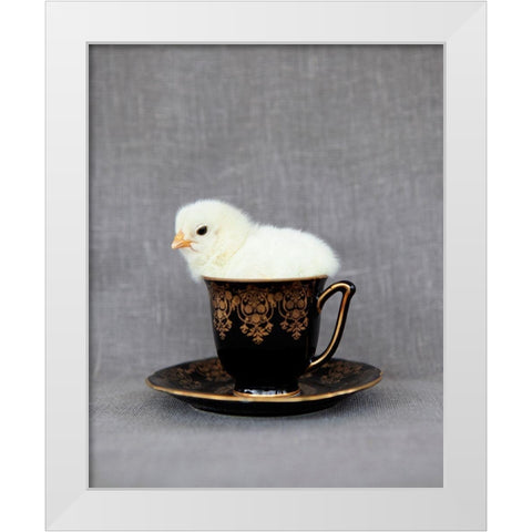 Crema White Modern Wood Framed Art Print by Soderman, Tania