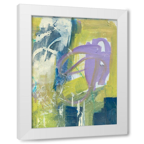 Enchanted Dreams I White Modern Wood Framed Art Print by Combs, Joyce