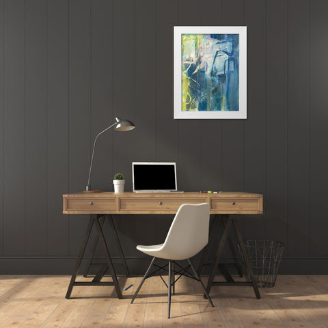 Enchanted Dreams II White Modern Wood Framed Art Print by Combs, Joyce