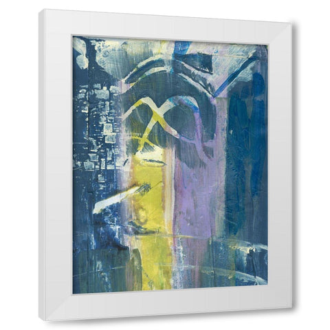 Enchanted Dreams III White Modern Wood Framed Art Print by Combs, Joyce