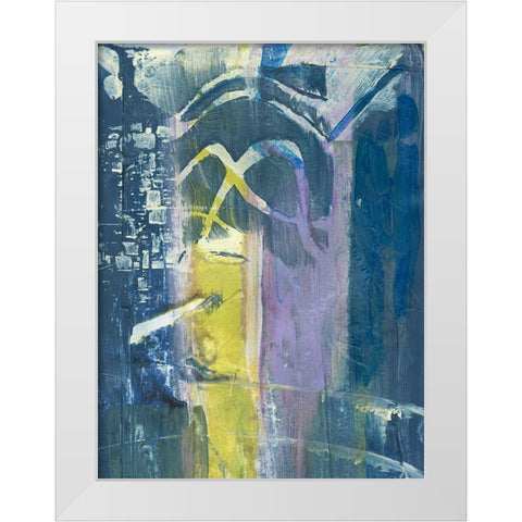 Enchanted Dreams III White Modern Wood Framed Art Print by Combs, Joyce