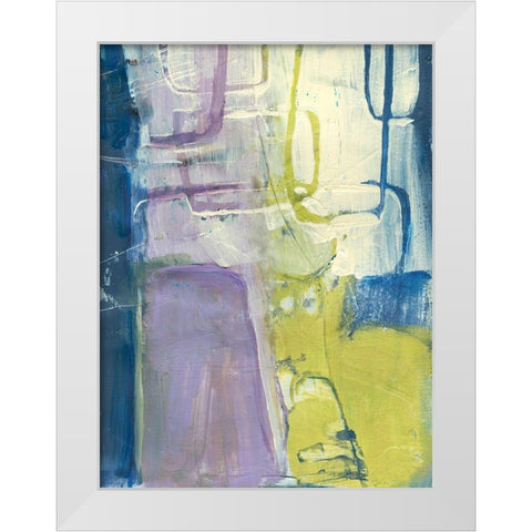Enchanted Dreams IV White Modern Wood Framed Art Print by Combs, Joyce