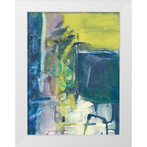 Enchanted Dreams VII White Modern Wood Framed Art Print by Combs, Joyce