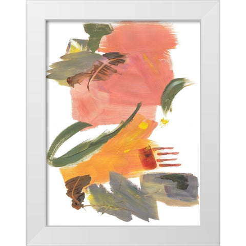Breaking Out I White Modern Wood Framed Art Print by Combs, Joyce