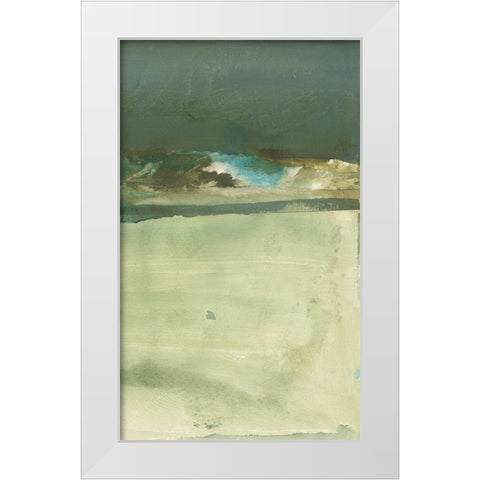 Winter Solitude I White Modern Wood Framed Art Print by Combs, Joyce