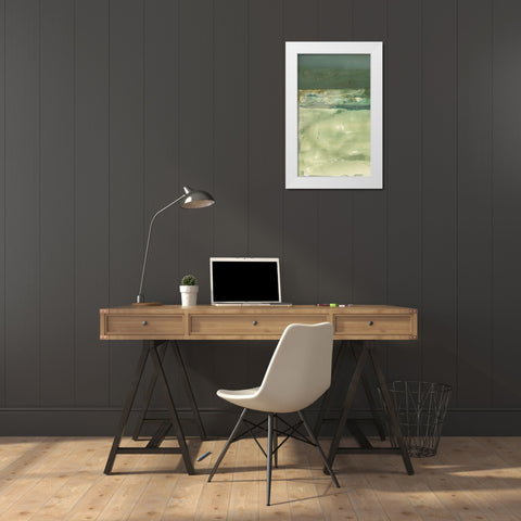 Winter Solitude II White Modern Wood Framed Art Print by Combs, Joyce