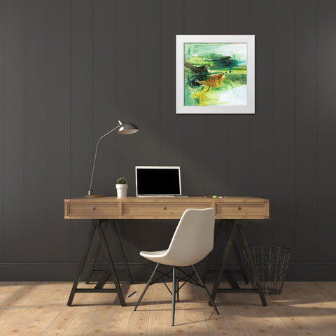 Seeking Flight I White Modern Wood Framed Art Print by Combs, Joyce