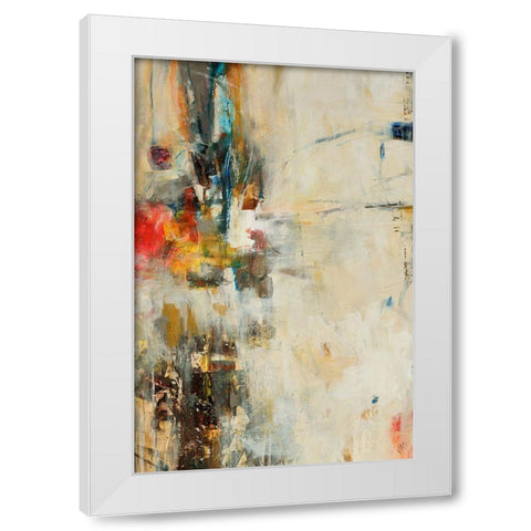 Archers Aim White Modern Wood Framed Art Print by Maas, Jodi